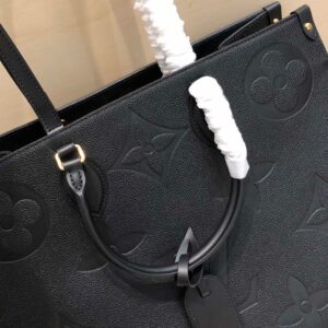 Túi Xách Nữ Like Auth Louis Vuitton LV On The Go PM Tote Bag Màu Đen 35cm (2)
