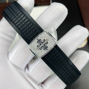 Đồng Hồ Patek Philippe Aquanaut 5167-300G Độ Kim Cương Moissanite (10)