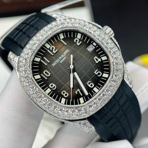 Đồng Hồ Patek Philippe Aquanaut 5167-300G Độ Kim Cương Moissanite (10)