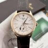 Đồng Hồ Rolex Cellini Dual Time 50525 Replica Mặt Số Bạc 39mm