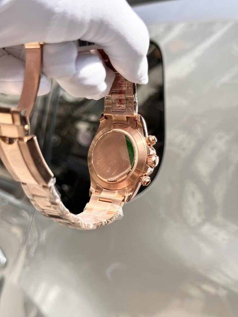 Đồng Hồ Rolex Daytona Chế Tác Bọc Vàng - Moissanite - Ruby Rep 11 40mm