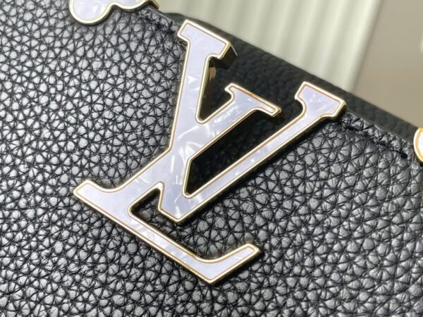 Túi Louis Vuitton LV Capucines BB Siêu Cấp Nữ Màu Đen 27x18x9cm (2)