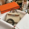 Túi Xách Hermes Kelly Mini FA Khâu Tay Replica 11 Quai xanh 20cm (2)
