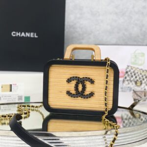 Túi Xách Nữ Chanel Dáng Cốp Like Auth Cao Cấp Quai Gỗ 20 (2)