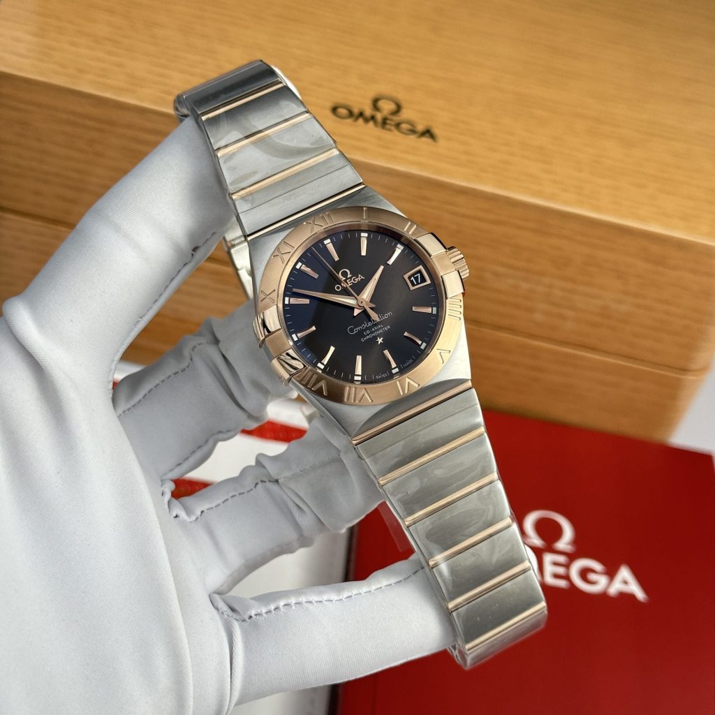 Đồng Hồ Omega Constellation Rep 11 Mặt Chocolate Nhà Máy VS 38mm