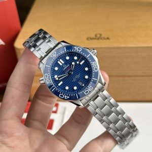 Đồng Hồ Omega Seamaster Diver 300M Co-Axial Master Replica Màu Xanh VSF (3)