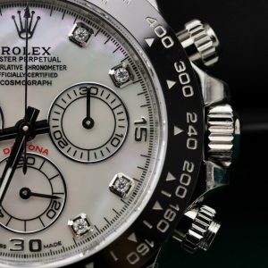 Đồng Hồ Rolex Cosmograph Daytona 116500LN Mặt Xà Cừ Cọc Số Moissanite 40mm (5)