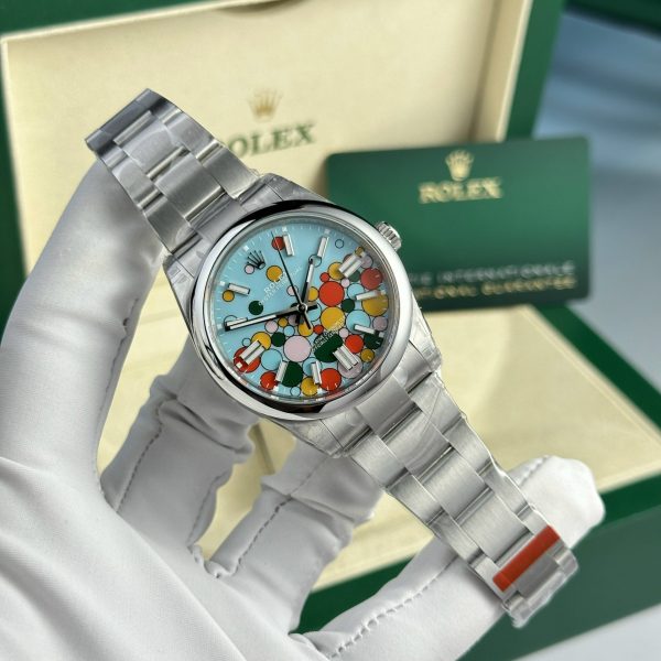 Đồng Hồ Rolex Oyster Perpetual 124300 Họa Tiết Celebration Clean Factory (1)