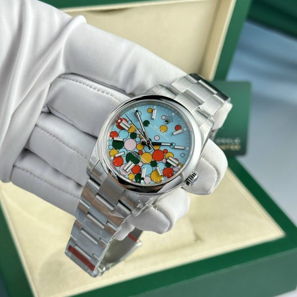 Đồng Hồ Rolex Oyster Perpetual 124300 Họa Tiết Celebration Clean Factory (1)