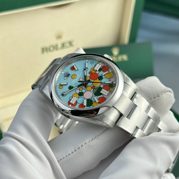 Đồng Hồ Rolex Oyster Perpetual 124300 Họa Tiết Celebration Clean Factory (1)