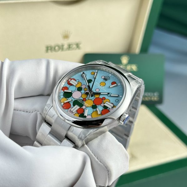 Đồng Hồ Rolex Oyster Perpetual 124300 Họa Tiết Celebration Clean Factory (1)