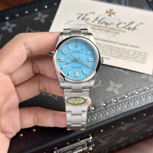 Đồng Hồ Rolex Oyster Perpetual 124300 Ice Blue Dial Clean Factory 41mm