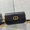 Túi Dior 30 Montaigne Nữ Màu Đen Khóa Vàng Bóng Cao Cấp 22.5x12 (1)