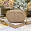 Túi Dior Signature Oval Camera Bag Siêu Cấp Khóa Vàng Bóng 18x6 (2)