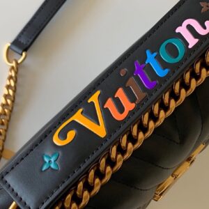 Túi Louis Vuitton LV New Wave Chain Pochette Replica 11 Màu Đen 22cm (2)