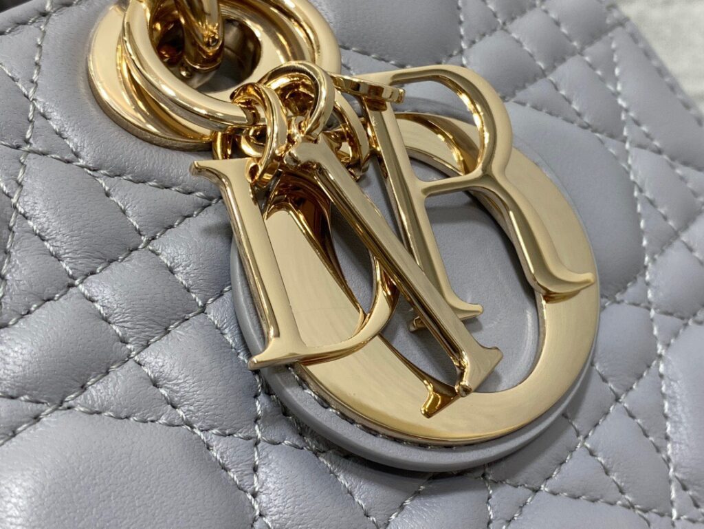 Túi Xách Dior D-Joy Nữ Chất Da Mịn Khóa Vàng Rep 11 Cao Cấp 26cm (2)