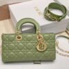 Túi Xách Dior D-Joy Nữ Màu Xanh Rêu Khóa Vàng Rep 11 Cao Cấp 26cm (2)
