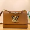Túi Xách Louis Vuitton LV Twist Mini Siêu Cấp Nữ Màu Nâu 23x17x9 (2)