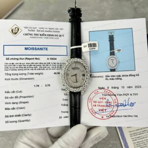 Đồng Hồ Chopard Đính Full Kim Cương Moissanite Siêu Cấp 34mm (3)
