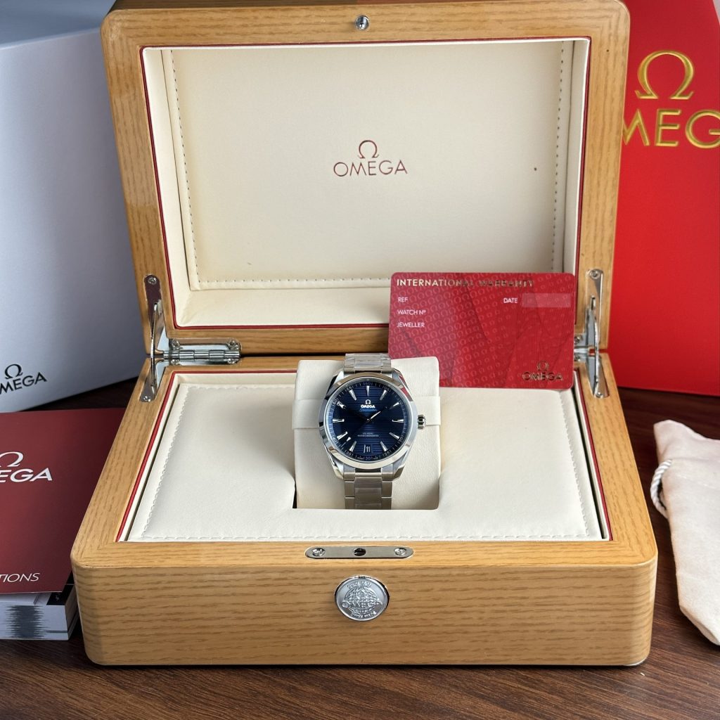 Đồng Hồ Omega Seamaster Replica Cao Cấp Mặt Xanh Nhà Máy VS (6)