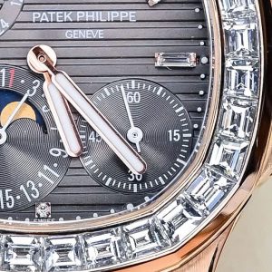 Đồng Hồ Patek Philippe Vàng Khối 18K Kim Cương Thiên Nhiên Hong Kong