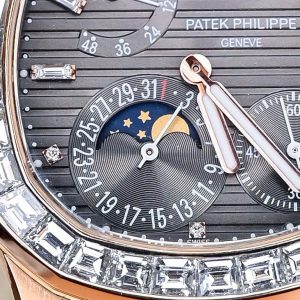 Đồng Hồ Patek Philippe Vàng Khối 18K Kim Cương Thiên Nhiên Hong Kong