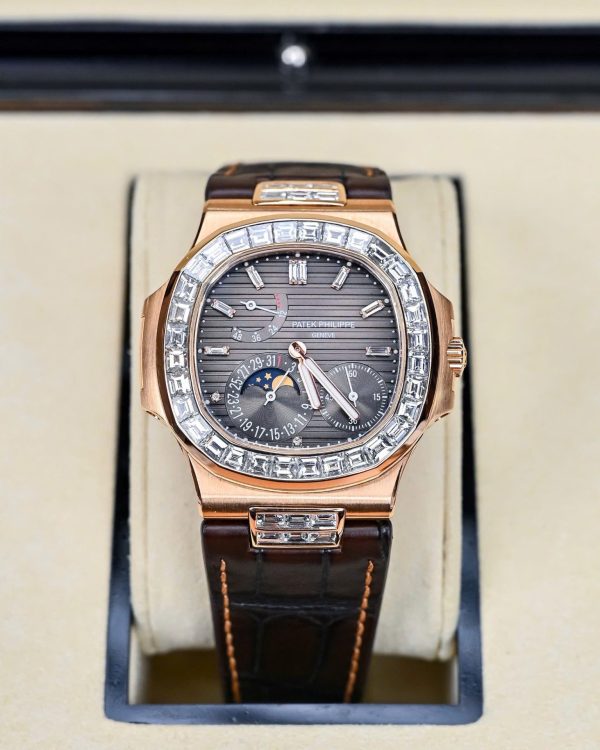 Đồng Hồ Patek Philippe Vàng Khối 18K Kim Cương Thiên Nhiên Hong Kong