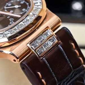 Đồng Hồ Patek Philippe Vàng Khối 18K Kim Cương Thiên Nhiên Hong Kong