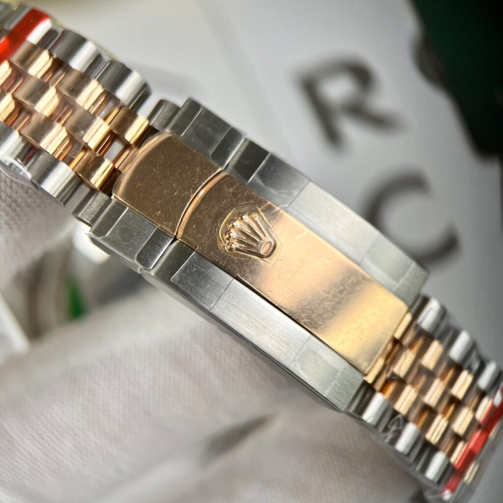 Đồng Hồ Rolex DateJust Bọc Vàng Hồng Mặt Vi Tính GM Factory 36mm (2)