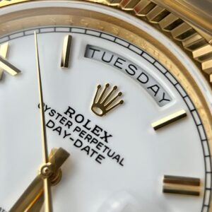 Đồng Hồ Rolex Day-Date Bọc Vàng Thật 18k GM Factory V3 Nặng 175 Gram 40mm (1)