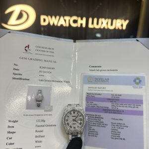 Đồng Hồ Rolex Full Kim Cương Moissanite DateJust Replica 11 SUPER VIP 41mm (2)