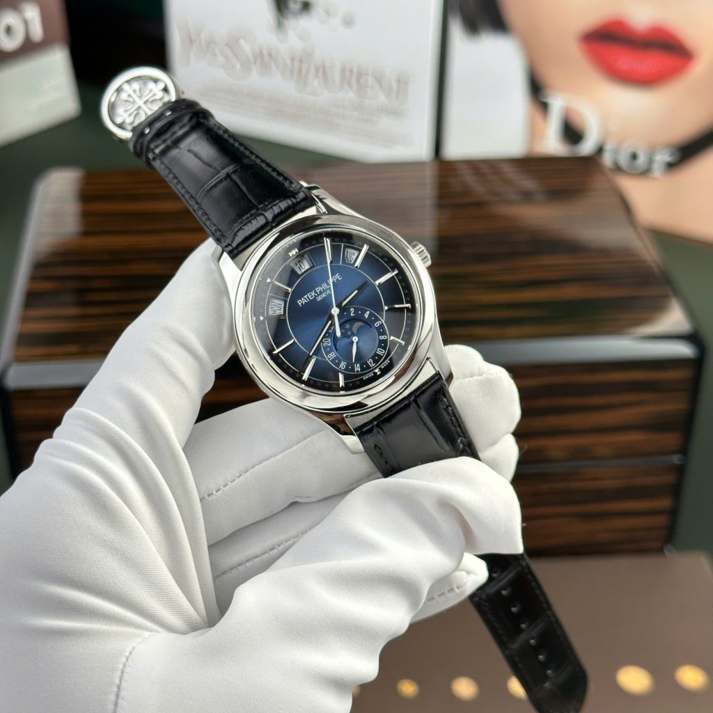 Đồng hồ Patek Philippe 5205G-013 Blue Dial Replica 11 Thụy Sỹ 40mm (4)