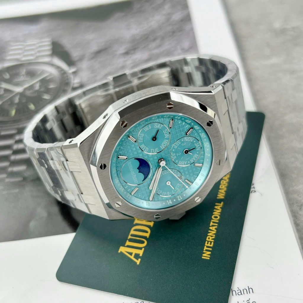 Đồng Hồ Audemars Piguet Royal Oak Perpetual Calendar Automatic Blue Dial 26574PT 41mm (2)