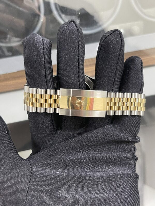 Đồng Hồ Rep Cũ Rolex DateJust Bọc Vàng Mặt Wimbledon 36mm (2)