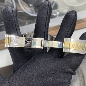 Đồng Hồ Rep Cũ Rolex DateJust Bọc Vàng Mặt Wimbledon 36mm (2)