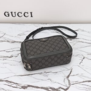 Túi Gucci Clutch Bag Họa Tiết Monogram Siêu Cấp Nam Màu Xám 27 (2)