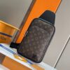 Túi Louis Vuitton Avenue Damier Graphite Canvas Nam Màu Nâu Siêu Cấp 20x31x7cm (2)