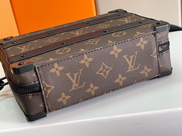 Túi Louis Vuitton LV Handle Soft Trunk Monogram Siêu Cấp Nam Màu Nâu 21 (2)