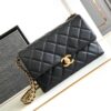 Túi Xách Chanel 23K Nữ Màu Đen Khóa Vàng Siêu Cấp 21x12 (2)