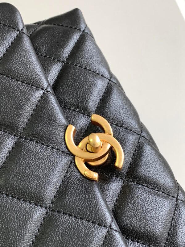 Túi Xách Chanel 23K Nữ Màu Đen Khóa Vàng Siêu Cấp 21x12 (2)