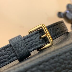 Túi Xách Nữ Cao Cấp Louis Vuitton Capucines Màu Đen Like Auth 21cm (2)