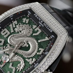 Đồng Hồ Franck Muller Vanguard Dragon V45 SC DT Mặt Xanh Lá ABF (1)