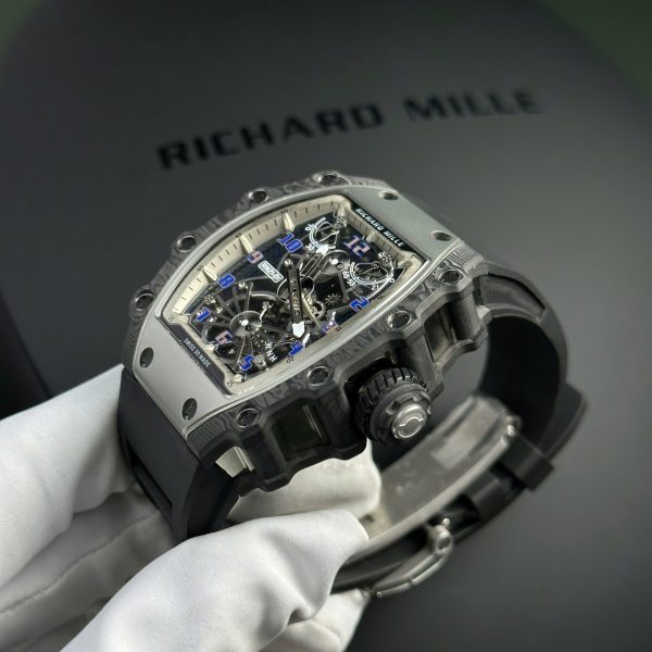 Đồng Hồ Richard Mille Chế Tác RM21-01 Aerodyne Tourbillon Màu Đen 43mm (2)