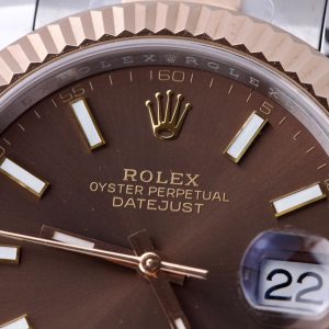 Đồng Hồ Rolex Chế Tác DateJust 126331 Oyster Mặt Chocolate Clean 41mm (7)