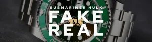 So Sánh Đồng Hồ Rolex Submariner Hulk Replica vs Real
