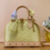 Túi Xách Louis Vuitton LV Alma BB Nữ Họa Tiết Dập Bóng Siêu Cấp 23.5x17.5x11 (2)