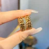 Bông Tai Cartier De Clash Nữ Chế Tác Vàng Hồng 18K (2)