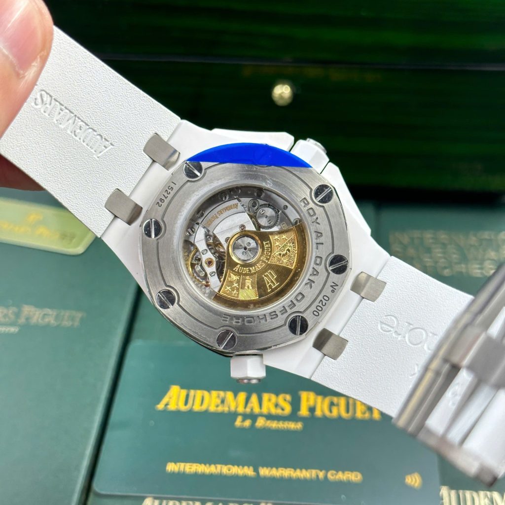 Đồng Hồ Audemars Piguet Royal Oak Offshore 15707CB Gốm Trắng APS 42mm (2)