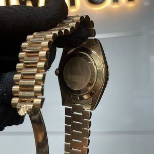 Đồng Hồ Bọc Vàng Cũ Rolex Day-Date Nam Mặt Chocolate 40mm (2)