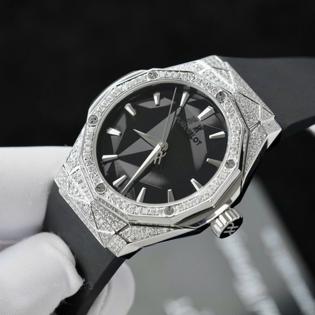 Đồng Hồ Hublot Nam Siêu Cấp Orlinski Titanium Độ Kim Cương Moissanite 40mm (2)